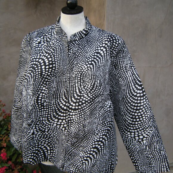 Polka Dot Jacket - Plus Size  2X - Picture 1 of 5